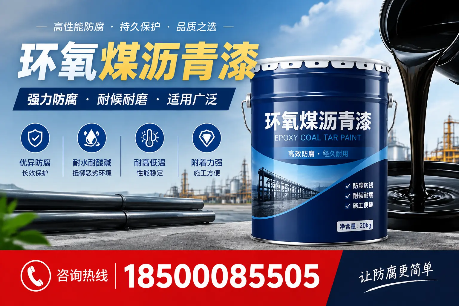 环氧煤沥青漆在不同气候条件下的表现分析，哈尔滨适用性